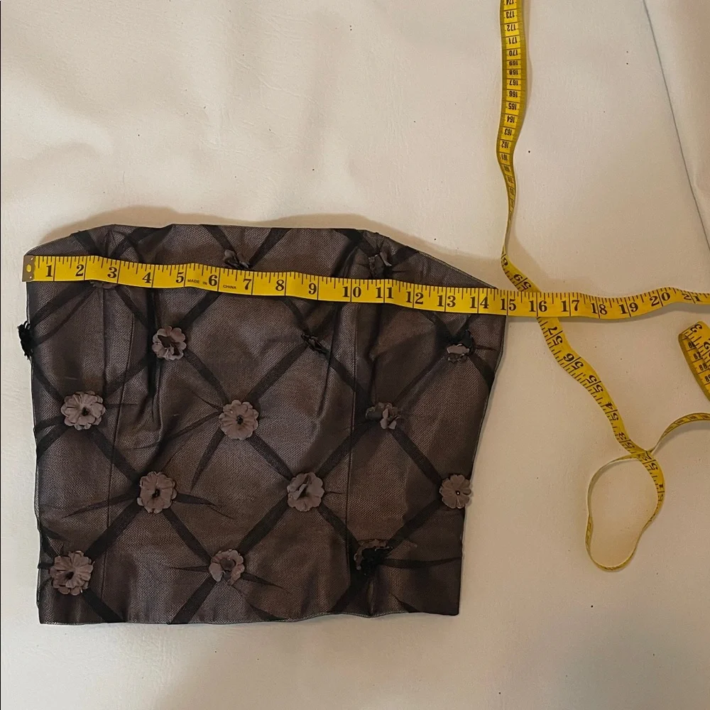 Rickie Freeman Neiman Marcus Brown 100% SILK Vintage Maxi Skirt/ Top - Picture 9 of 9